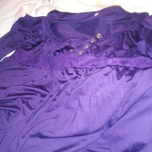 Long sleeve. Purple. Shirt